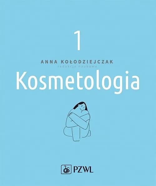 a blue cover with a woman hugging her arms