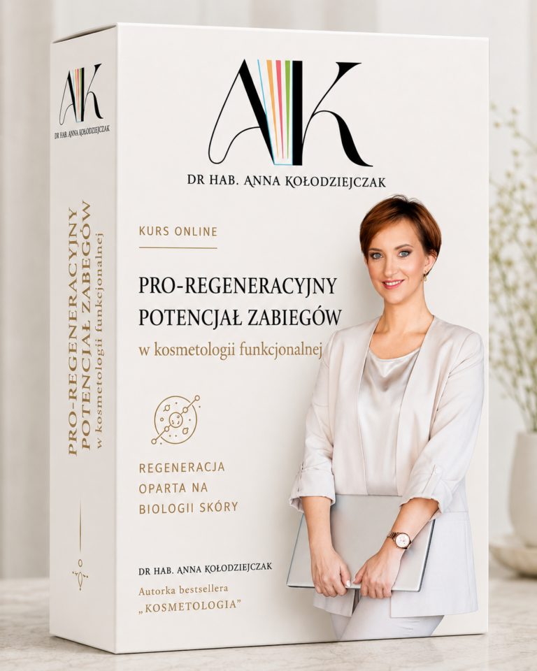 Smart Skin Recovery — kurs dla kosmetologów o pro‑regeneracji skóry, dr hab. Anna Kołodziejczak